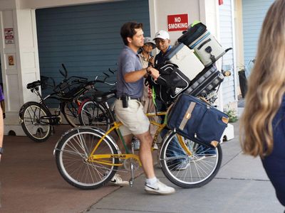 One form of luggage transportation on the Island