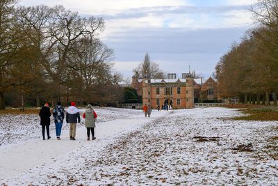 Approaching the entrance archway