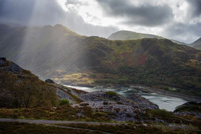 Llyn Peris from quarry