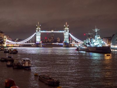 Tower Bridge and HMS Belfast