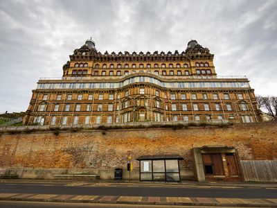 Looking up at the Grand Hotel