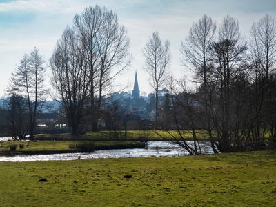 River Wye with town beyond