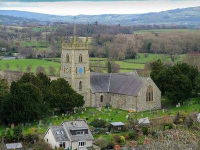 St. Nichlas's Church from Montgomery Castle