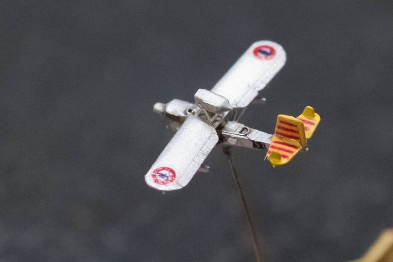 En Loire 120 flybt, ogs den av eget design og 3D-printet i samme skala