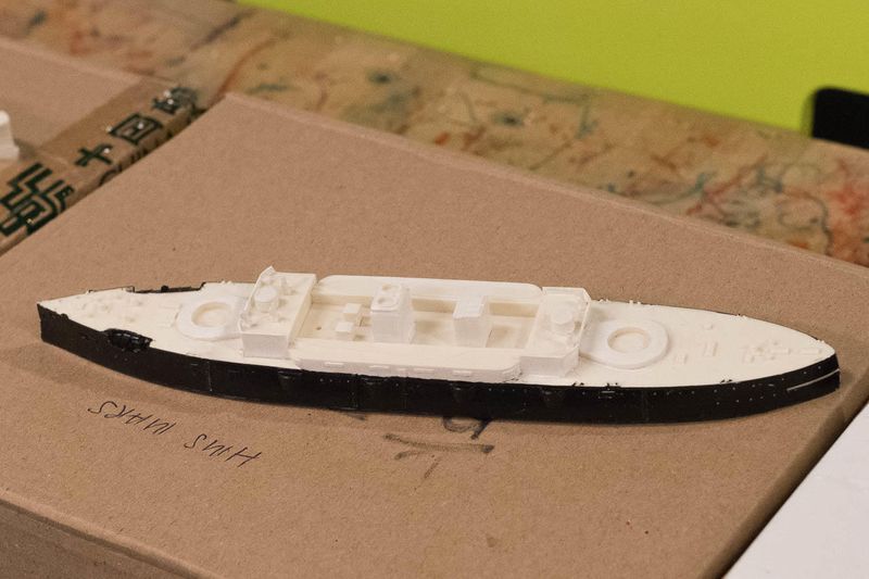 Det britiske slagskipet Mars, formodentlig 3D-printet.