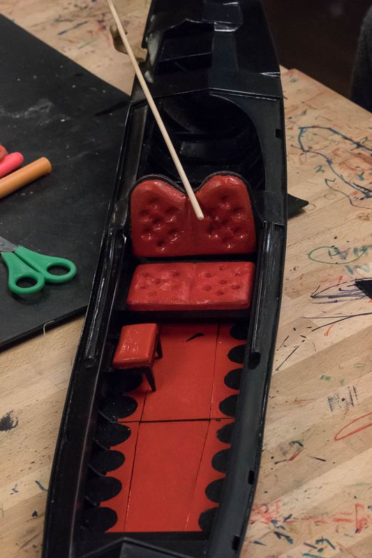 Seteputer og annet er skret ut i balsa