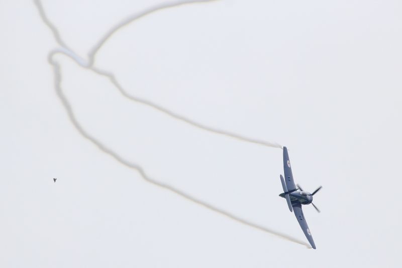 Sea Fury vortices trails