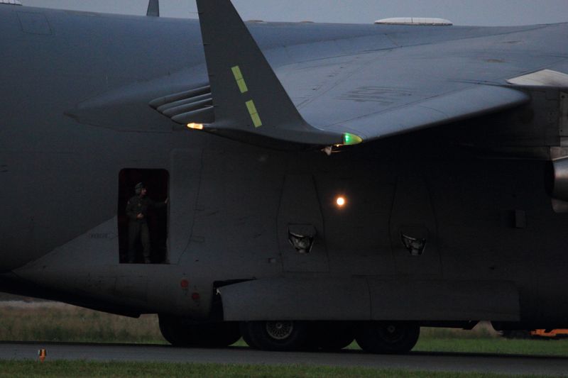 C-17 door open