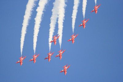 RAF Red Arrows cygnet loop