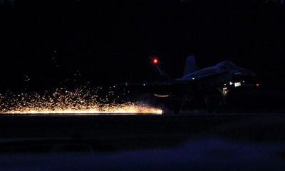CF-188A tail hook drag