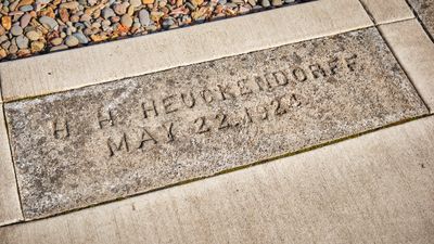 Corvallis Sidewalk Stamps