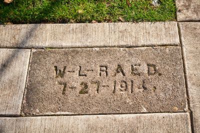 Corvallis Sidewalk Stamps