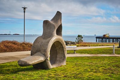 Crawl-Thru Outdoor Whale Vertebra