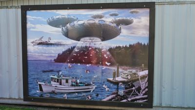 Maury Island UFO Mural