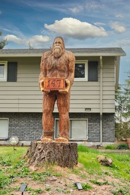 Front Yard Chainsaw Bigfoot