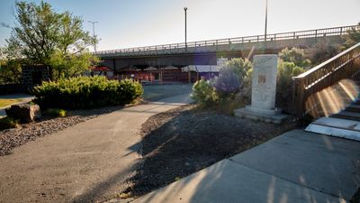 Evel Knievel's Snake River Jump Monument