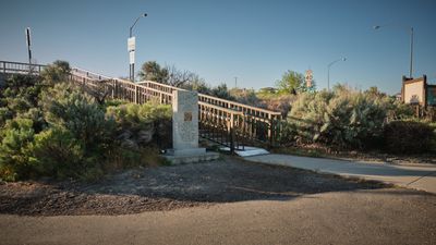 Evel Knievel's Snake River Jump Monument