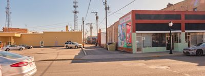 Mural: Superman, Marilyn, Reagan