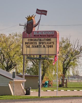Potato Capital Sign - King Spud