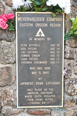 Japanese Balloon Bomb Memorial