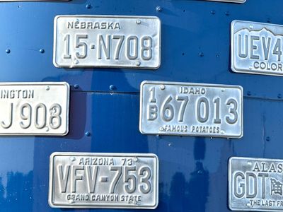 License Plate Spangled Banner