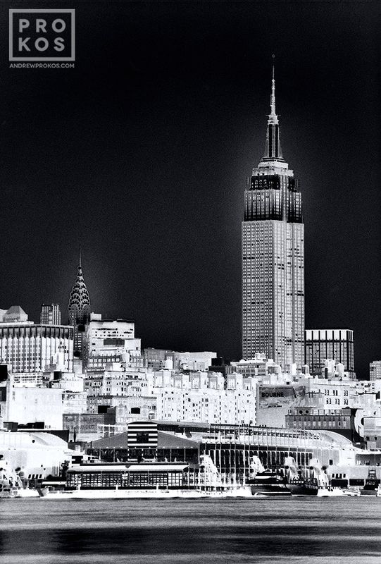 Limited edition photograph from Prokos's award-winning series of  black & white photographs 'Inverted'. Signed and numbered fine art photographs available as large-scale prints in sizes up to 90 inches in width. Ships direct from the artist's New York City photography studio.