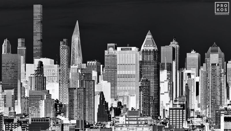 Limited edition prints from Prokos's award-winning series of  black & white photos 'Inverted'. Signed and numbered fine art photos available as framed prints in sizes up to 90 inches in width. Ships direct from the artist's New York City photo studio.