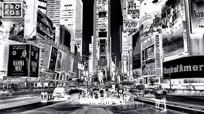 Limited edition photograph from Prokos's award-winning series of  black and white photographs 'Inverted'. Signed and numbered fine art photographs available as large-scale prints in sizes up to 90 inches in width. Ships direct from the artist's New York City photography studio.