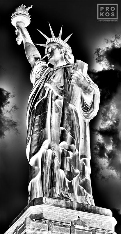 Limited edition photograph from the award-winning series of black and white photographs 'Inverted'. Signed and numbered fine art photography available as large-scale prints in sizes up to 90 inches in height. Ships direct from the artist's New York photography studio.