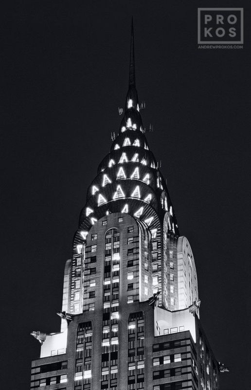 https://andrewprokos.com/photo/chrysler-building-spire-at-night-black-white/