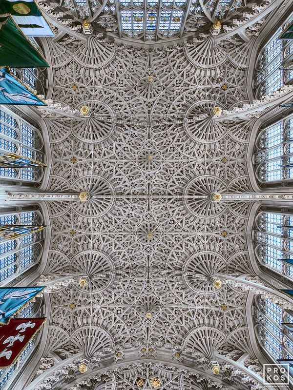 Limited edition fine color photography presenting a highly-detailed view of Westminster Abbey interior, London from Prokos's latest collection of London fine art photographs and architectural photos. Large-format framed photographs are available in sizes up to 72 inches in height. Prokos's photos have won numerous international awards and have been widely published in Elle Decor, Wired Magazine, Harper's Bazaar, Vogue Casa, CNN, and many others. Photos ship direct from the artist's New York City gallery.