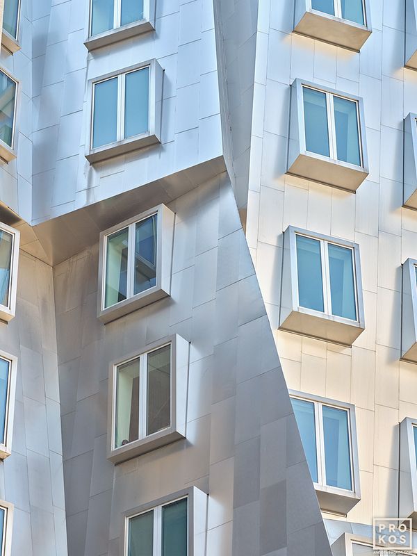 Limited edition fine art photography prints by photographer Andrew Prokos of the Stata Center, MIT showing the famed angular facade by architect Frank Gehry. Architectural prints are available in sizes up to 72 inches in height. Prokos's architectural and cityscape photography has won numerous international awards and has been widely published in Elle Decor, Wired Magazine, Harper's Bazaar, Vogue Casa, CNN, and many others. Photos ship direct from the artist's New York art gallery.