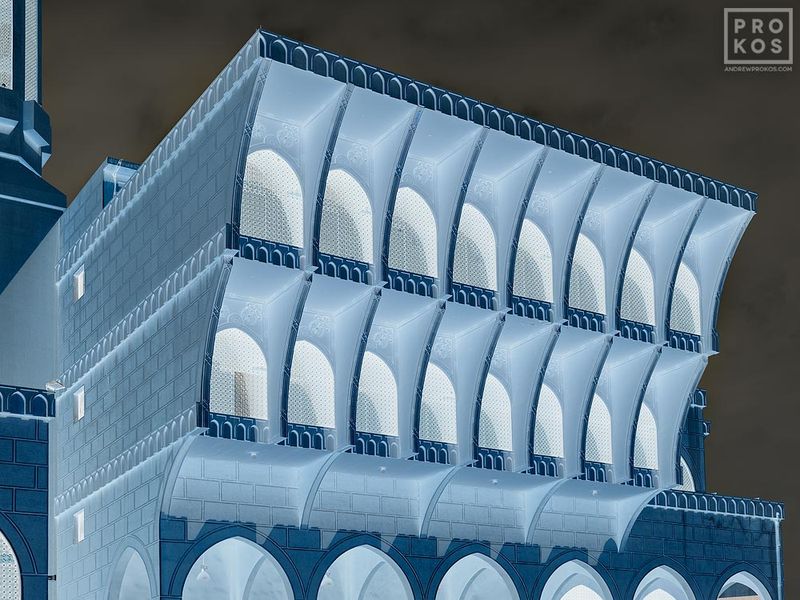 Inverted - Faisal Mosque Arches, Sharjah