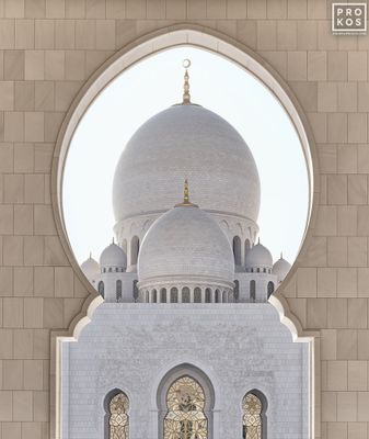 Sheikh Zayed Grand Mosque Arches and Domes