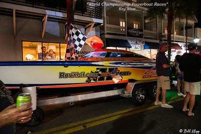 Powerboats on Display -- Duval St 13