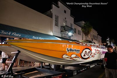 Powerboats on Display -- Duval St 11