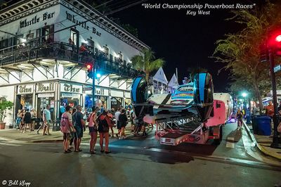 Powerboats on Display -- Duval St 5