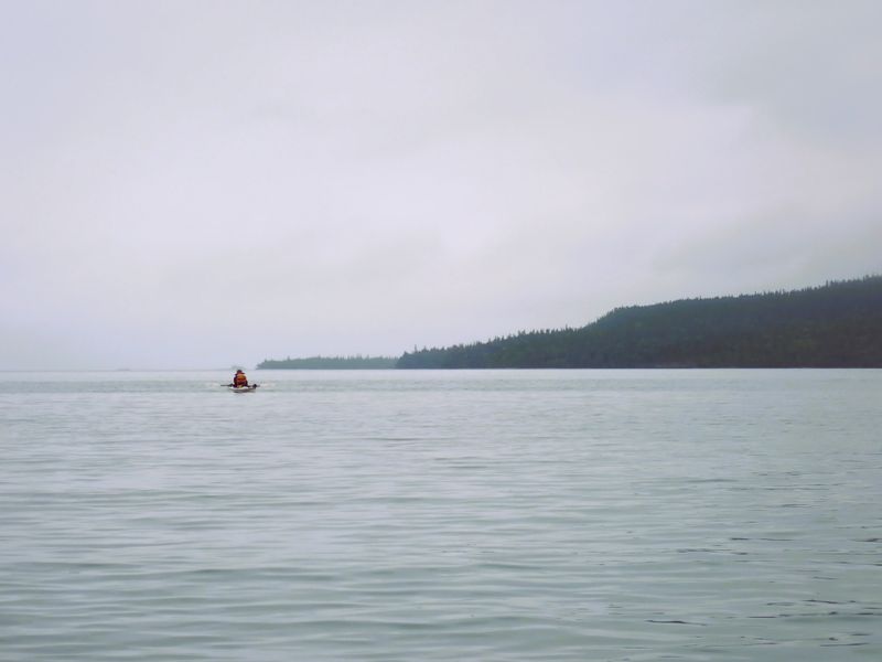 Foggy Start from Bowman Island