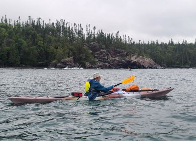 Finally on the Water