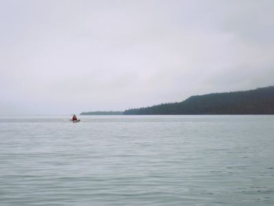 Foggy Start from Bowman Island