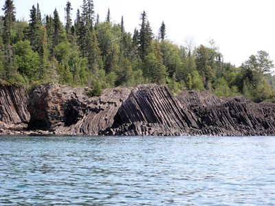 Columnar Basalt on Simpson Island