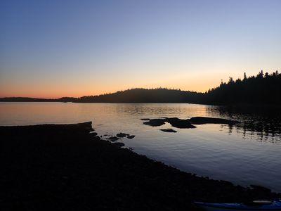 Sunset on Small Lake Harbour