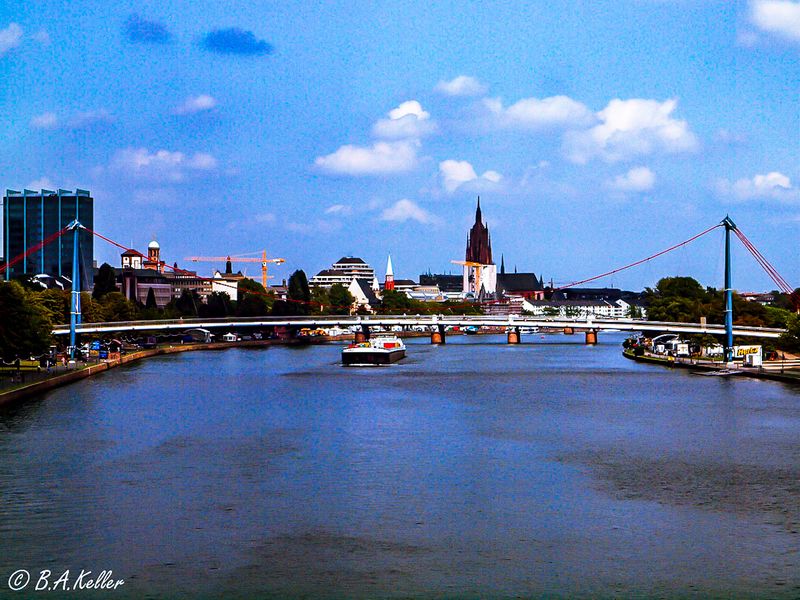 Blick nach Sachsenhausen