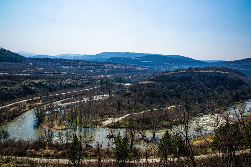 View with the Ossam river