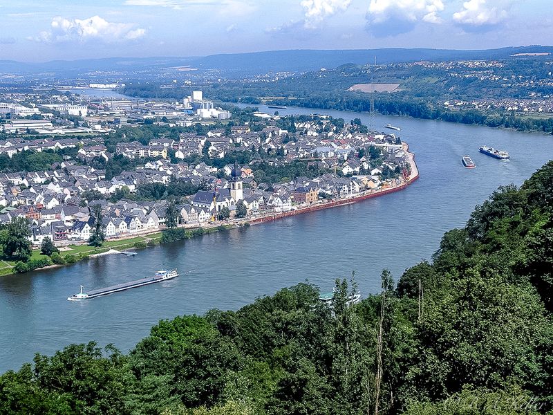 Der Rhein bei Koblenz