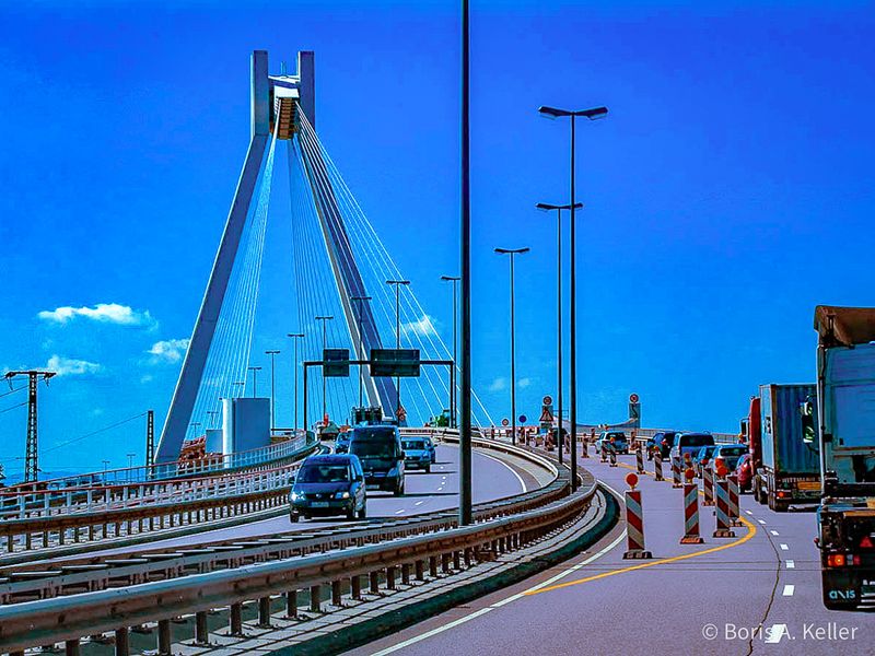 Bridge over the Rhine River