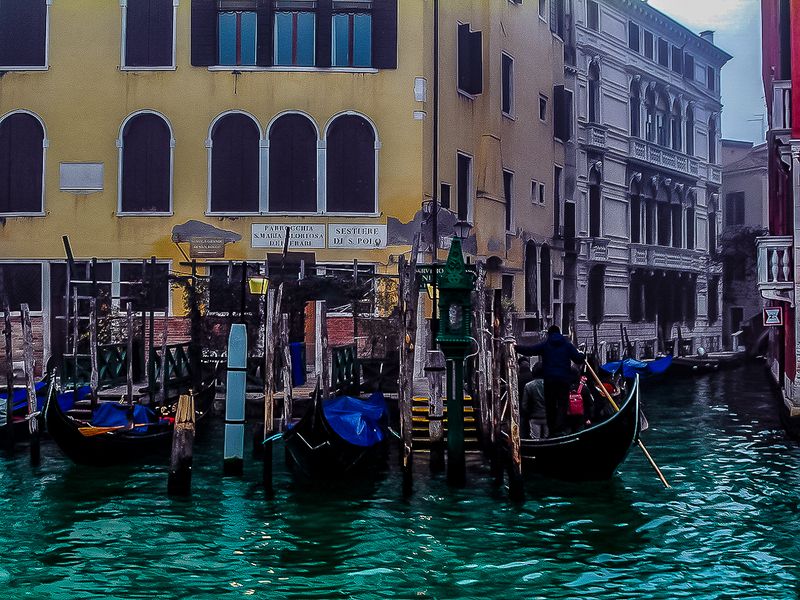 Arrival in Venice