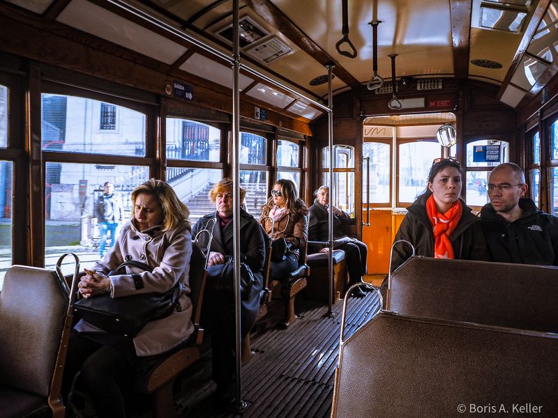 Tram 28 in Alfama