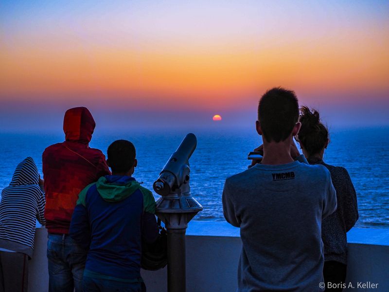 Watching the sunset