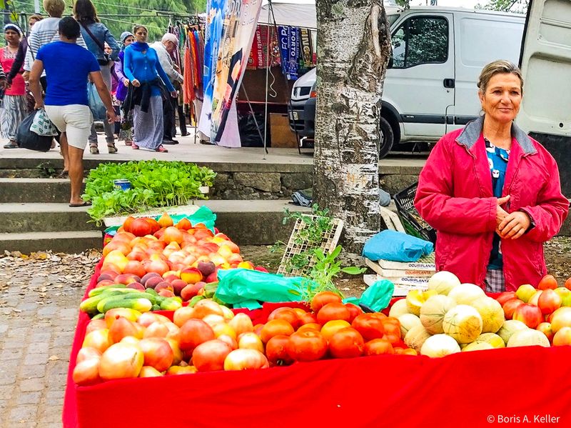 At the market